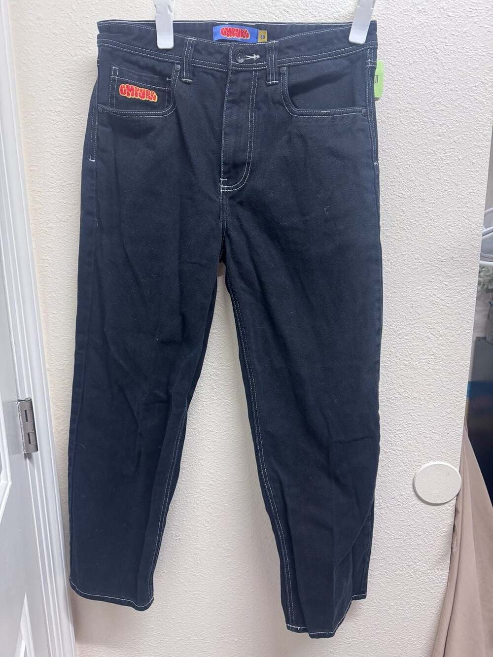 Empyre Relax Jeans black Denim Wide Leg Baggy Skater Coastal Grunge Street